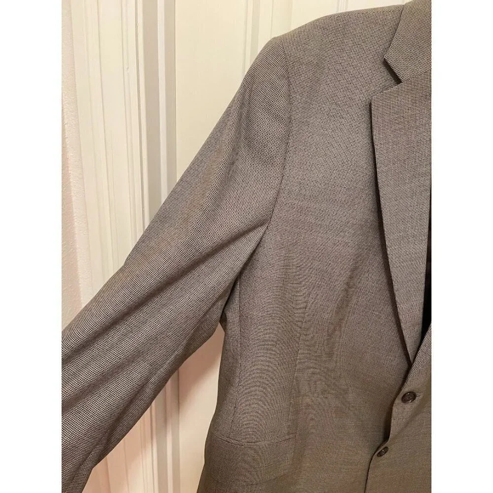 Stafford Mens Classic Fit WOOL BLEND 2 BUTTON ‎ Jacket Size 46 Regular